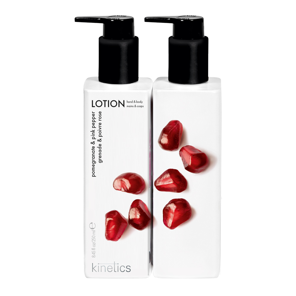 Kolonna: Kinetics roku un ķermeņa losjons Pomegranate & Pink Pepper 250 ml