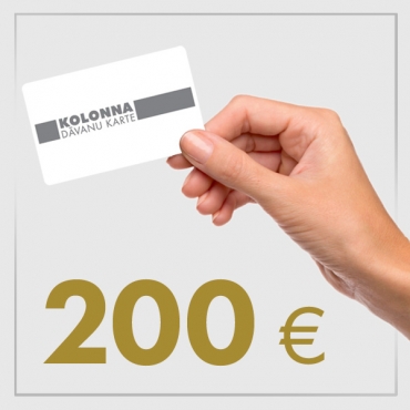 KOLONNA dāvanu karte - 200 EUR 