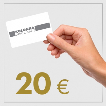 KOLONNA dāvanu karte - 20 EUR 