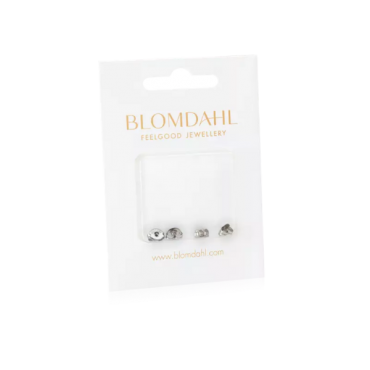 Blomdahl Skin friendly earring backs for titanium earrings