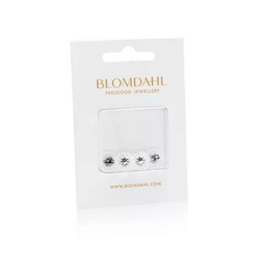 Blomdahl Skin friendly earring backs with disc for titanium earrings