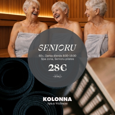 Senioru mēneša abonements Kolonna Spa & Wellness