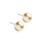 Blomdahl Natural Titan Earrings Golden Shimmer 12mm