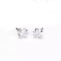 Blomdahl Silver Titanium Tiffany Edge Earrings 5mm